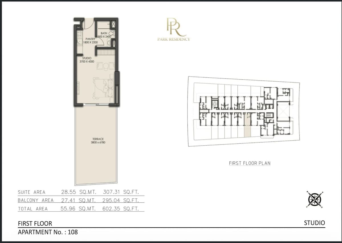 First FloorStudio Floor Plan